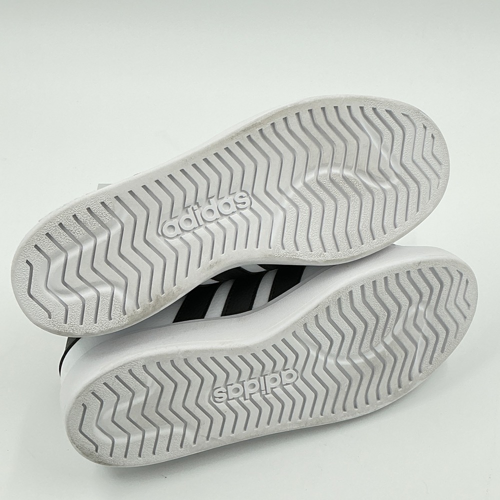 Adidas Womens Size 7.5 Sneakers White Black Gold Cloud Foam NEW Street talk $75 - Picture 8 of 16